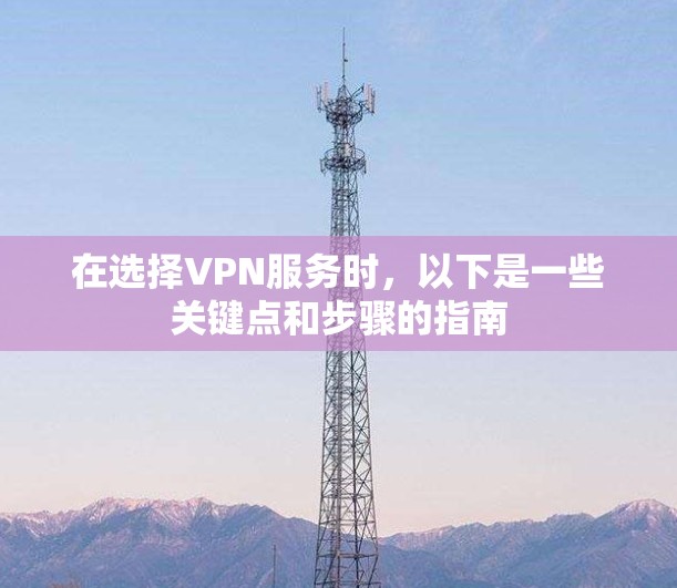 在选择VPN服务时，以下是一些关键点和步骤的指南
