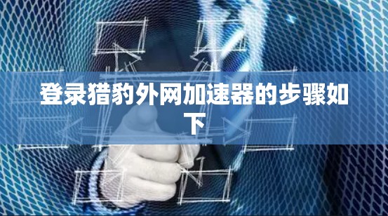 登录猎豹外网加速器的步骤如下
