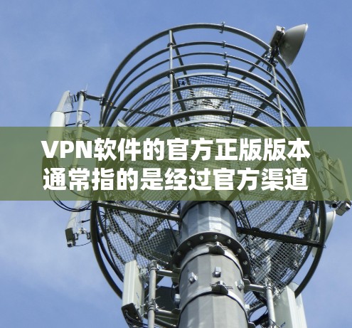VPN软件的官方正版版本通常指的是经过官方渠道认证,并且经过质保的软件。以下是几种常见VPN软件的推荐,供您参考 VPN软件的官方正版版本通常指的是经过官方渠道认证,并且经过质保的软件。以下是几种常见VPN软件的推荐,供您参考