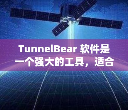 TunnelBear 软件是一个强大的工具，适合处理 tunneling 型数据。以下是使用步骤的详细指南