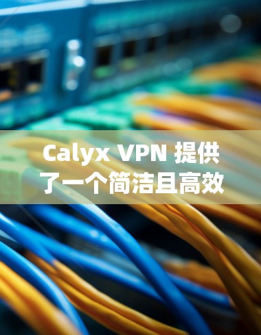 Calyx VPN 提供了一个简洁且高效的安全VPN体验，适合大多数用户。以下是对其体验的评测