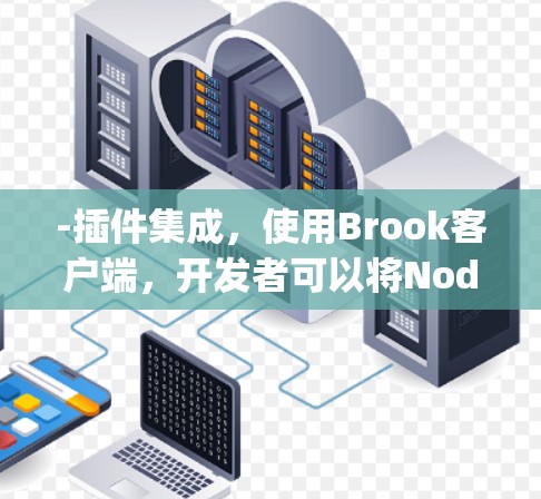 -插件集成，使用Brook客户端，开发者可以将Node.js插件集成到Web应用中，例如在React或Vue.js框架中