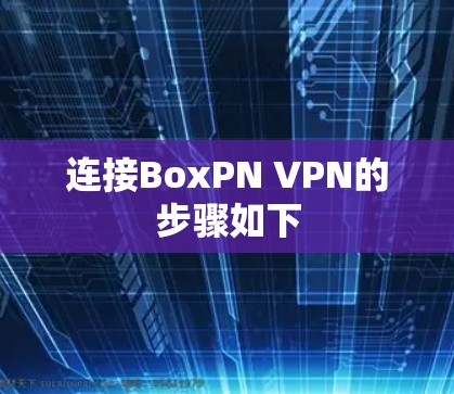 连接BoxPN VPN的步骤如下