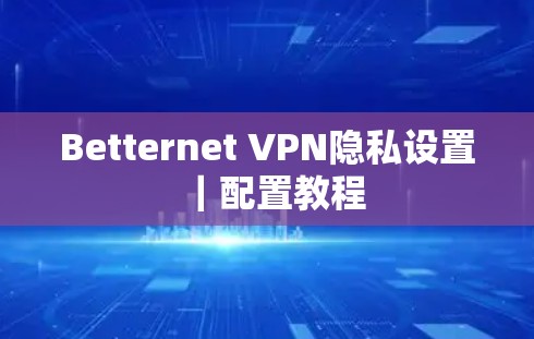Betternet VPN隐私设置｜配置教程