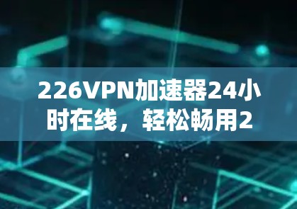 226VPN加速器24小时在线，轻松畅用226年！